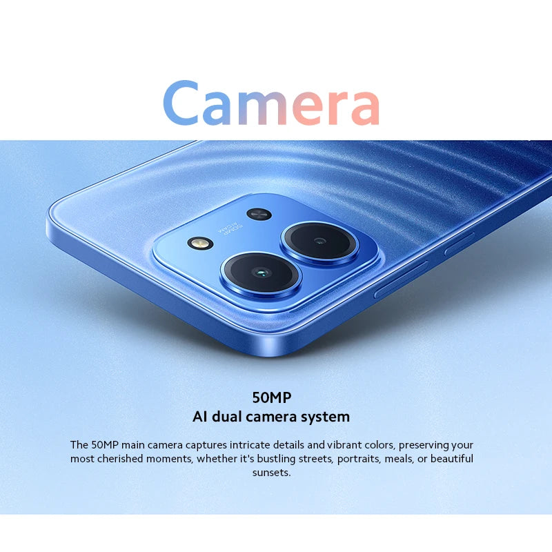 Globale Version Redmi 15C 4G 6,9 Zoll Display 33W schnelles Laden 50MP AI Dual-Kamera 120Hz Display Smartphone